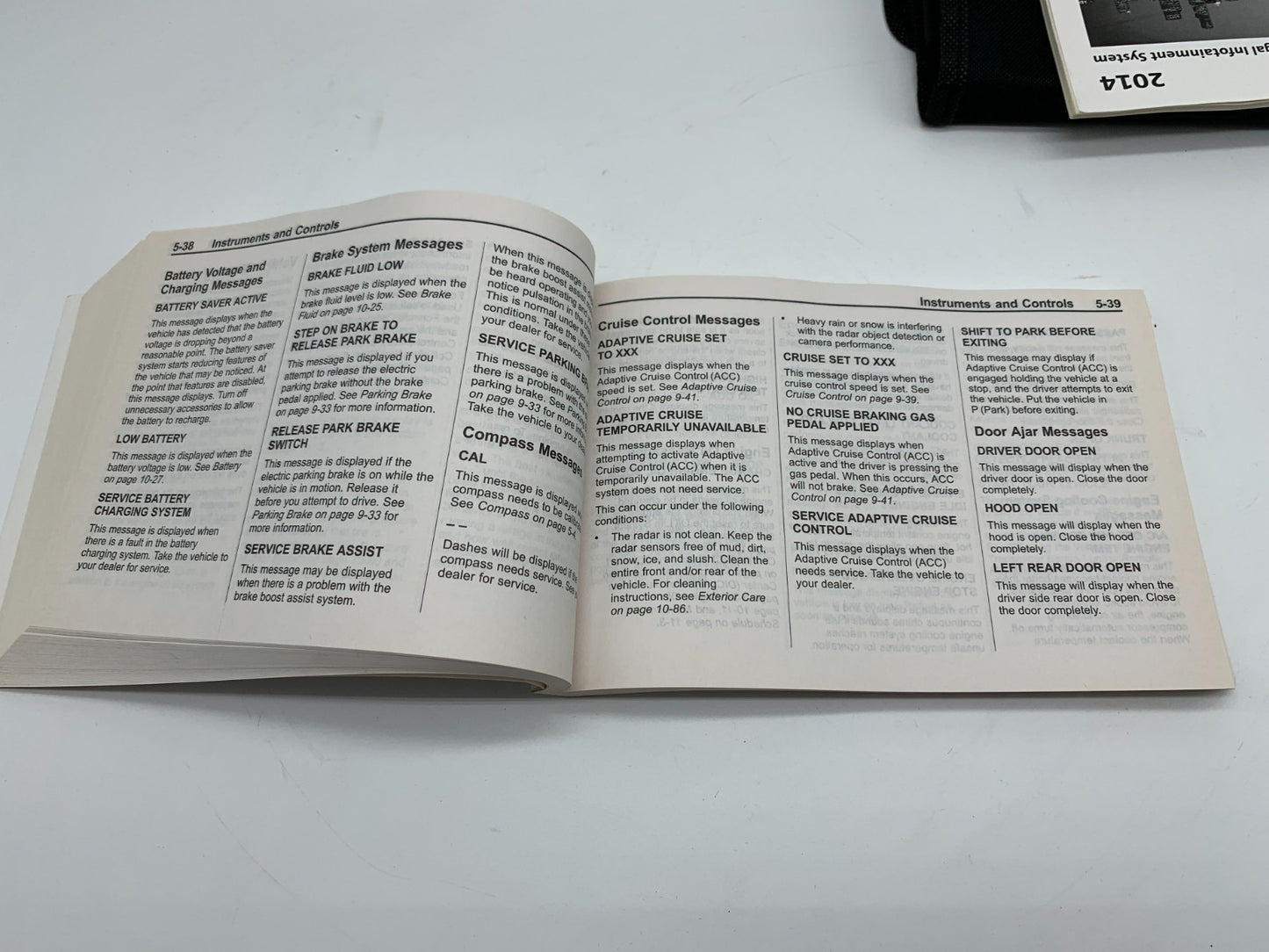 2014 Buick Regal Owners Manual Set with Case OEM A03B56003
