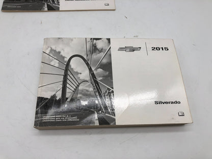 2015 Chevrolet Silverado 1500 Owners Manual Set OEM F01B46005