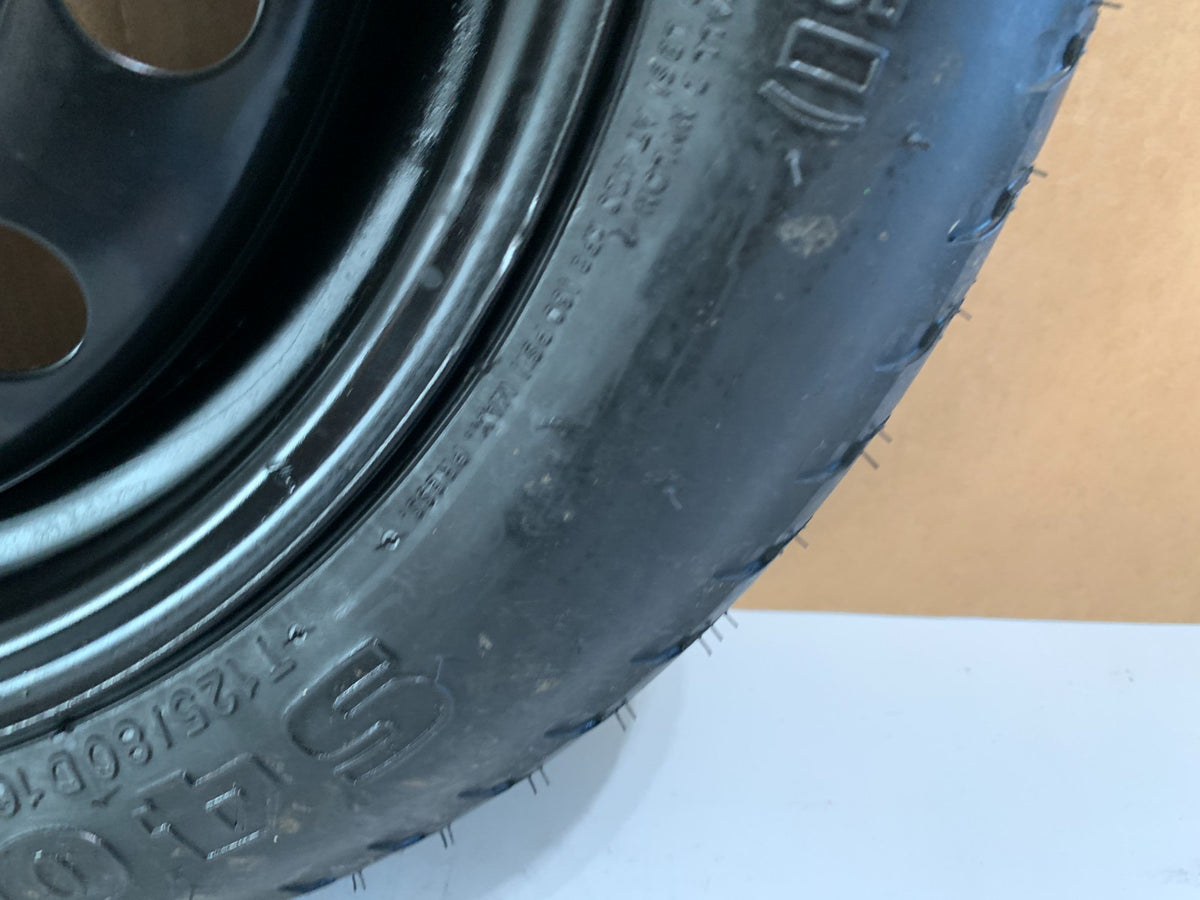 2019-2023 Hyundai Kona 16" Spare Tire Wheel Compact Donut T125/80D16