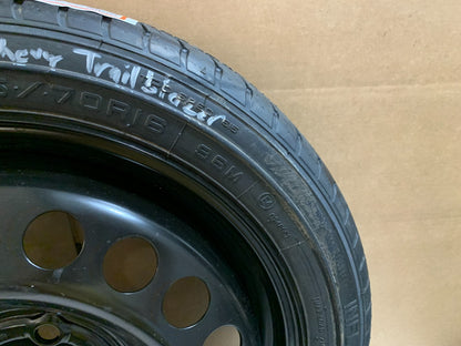 2024-2026 Chevrolet Trailblazer 16" Spare Tire w/Jack Kit Donut T125/70R16