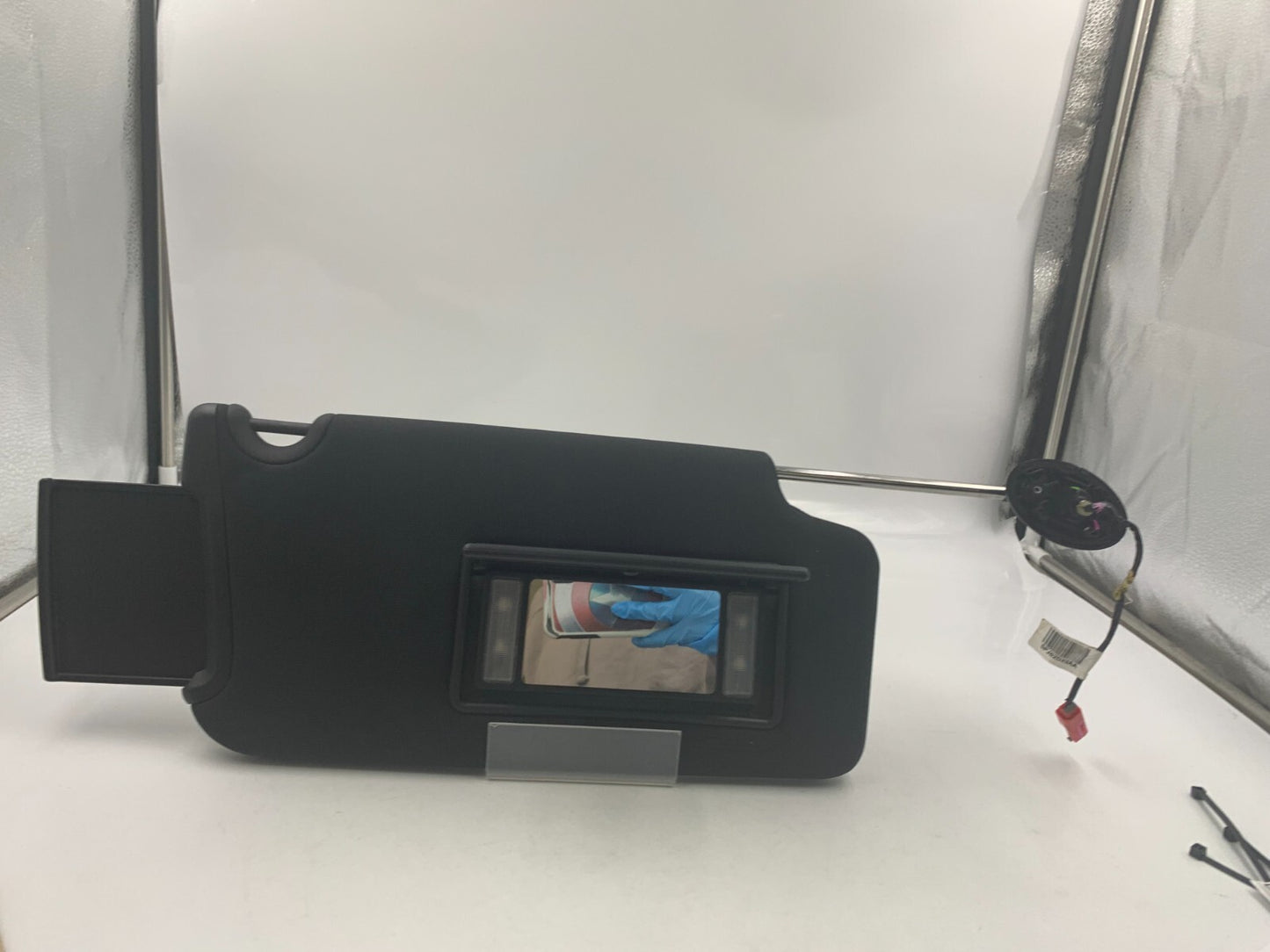 2011-2014 Dodge Charger Passenger Sun Visor Sunvisor Black Illuminated D02B34083