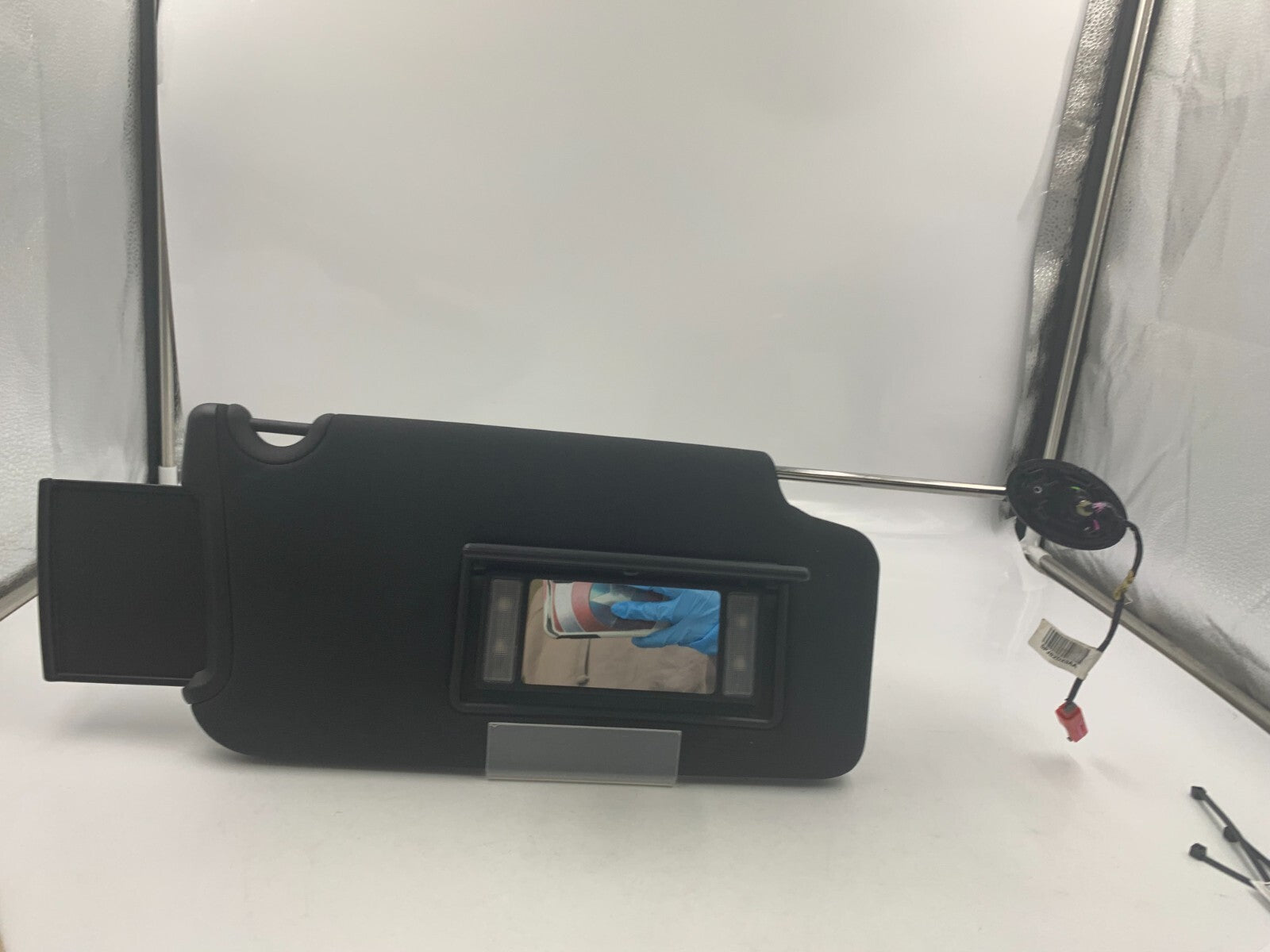 2011-2014 Dodge Charger Passenger Sun Visor Sunvisor Black Illuminated D02B34083