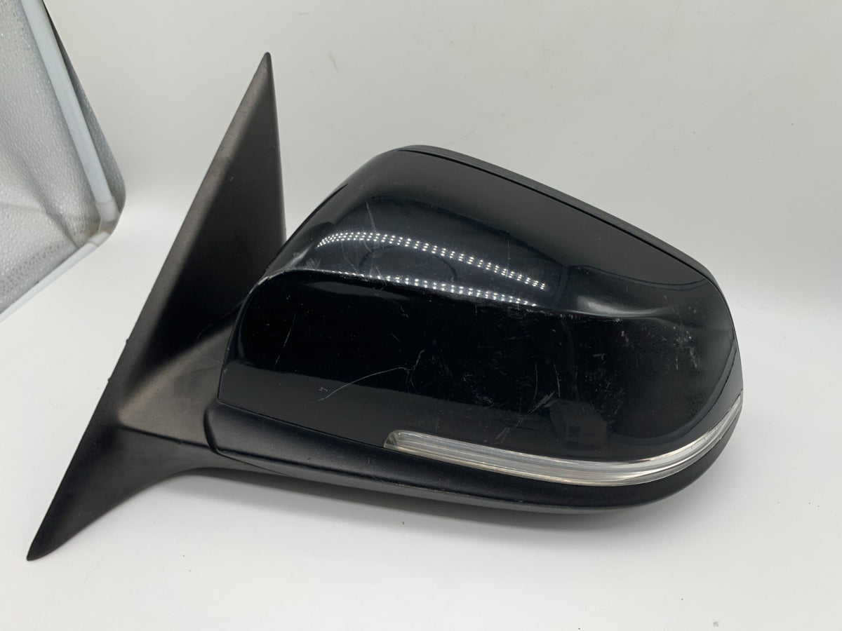 2013-2018 BMW 328i Driver Side View Power Door Mirror Black OEM C02B30066