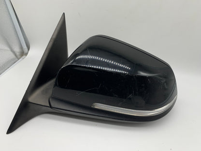 2013-2018 BMW 328i Driver Side View Power Door Mirror Black OEM C02B30066