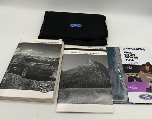 2020 Ford Explorer Owners Manual Set with Case OEM B03B51054