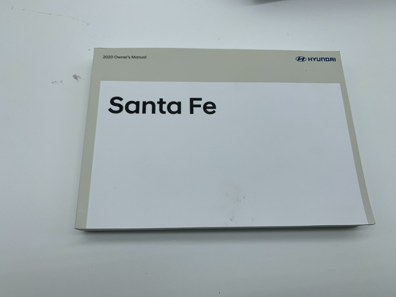 2020 Hyundai Santa FE Owners Manual Set with Case OEM B04B48008