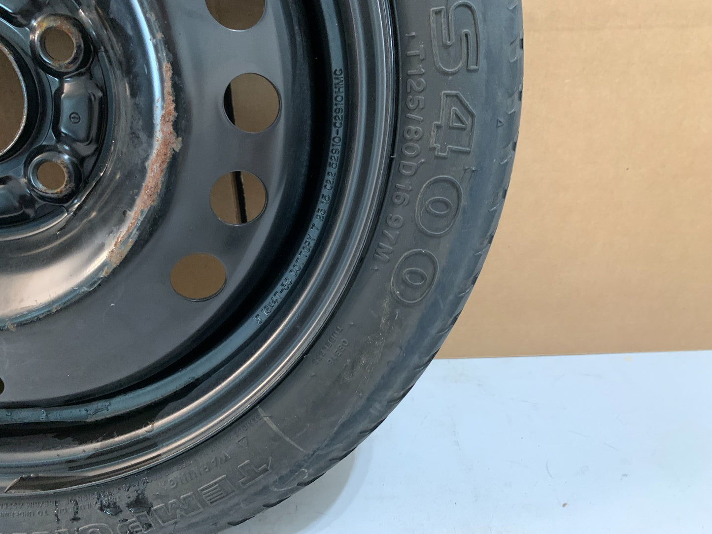2015-2020 Hyundai Sonata 16" Spare Tire Compact Donut T125/80D16 OEM