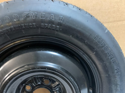 2011-2014 Chrysler 200 17" Spare Tire with Jack Kit Compact Donut T155/90D16