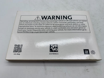 2018 Chevrolet Malibu Owners Manual OEM R01B15006