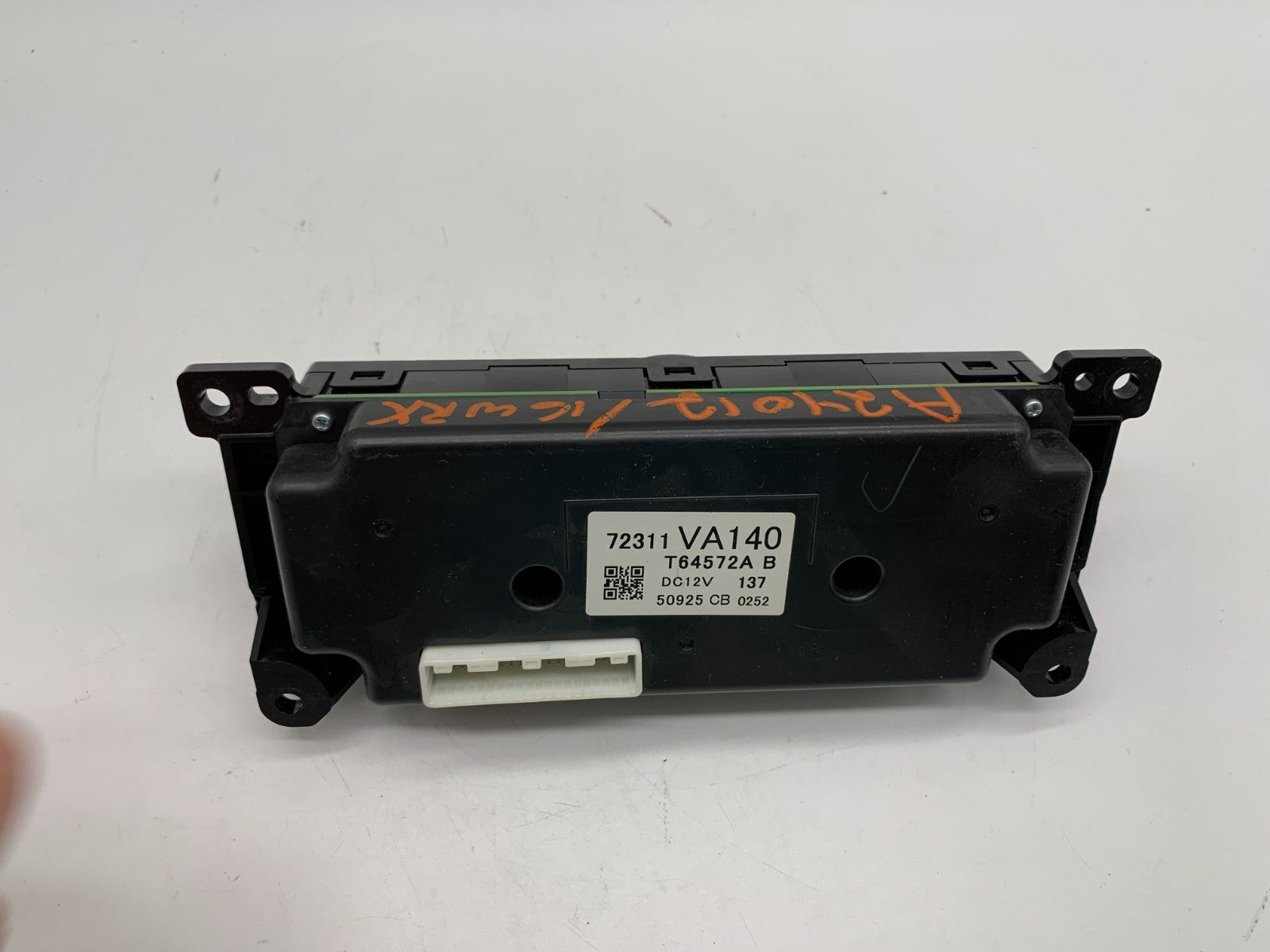 2016 Subaru WRX Climate Control AC Heater Unit OEM A04B43006