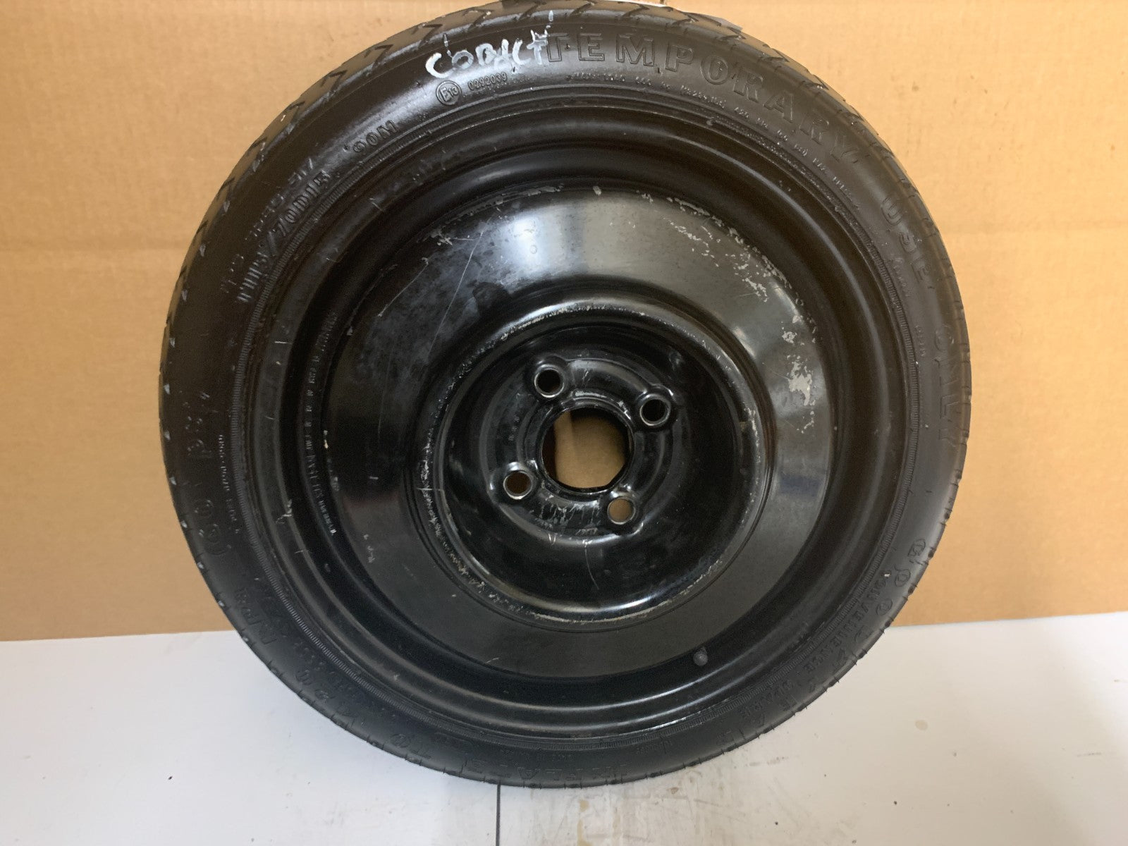 2005-2010 Chevrolet Cobalt 15" Spare Tire Wheel Compact Donut 4 Lugs T115/70D15