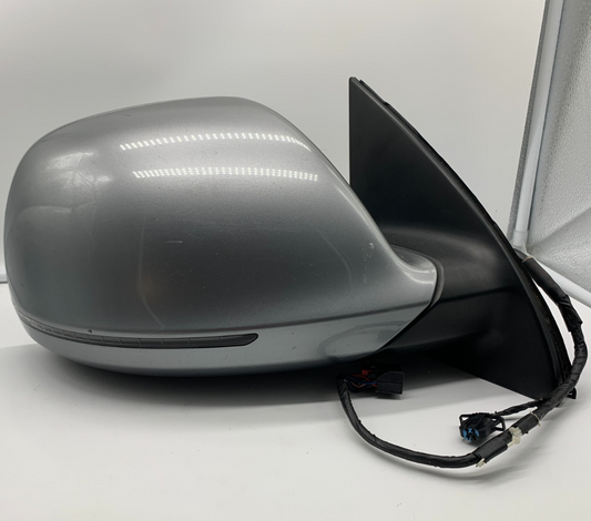 2007-2009 Audi Q7 Passenger Side View Power Door Mirror Gray BSA OEM C01B39001
