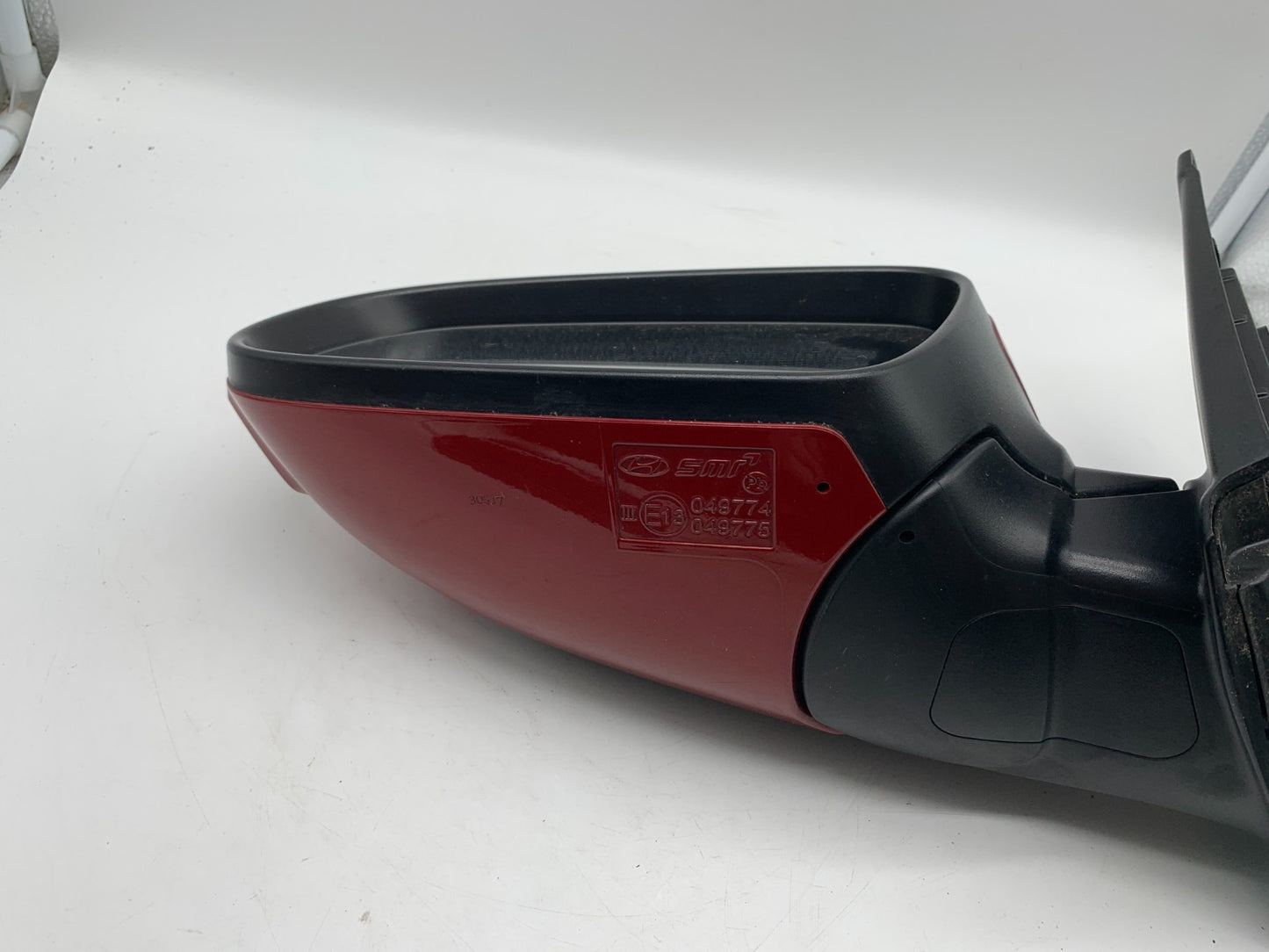 2018-2021 Hyundai Kona Driver Side View Power Door Mirror Red BSA B03B56011