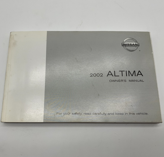 2002 Nissan Altima Owners Manual OEM C01B28007