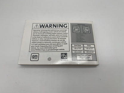 2022 Chevrolet Malibu Owners Manual Set OEM A02B32095