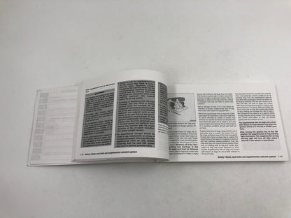 2005 Nissan Altima Owners Manual with Case OEM B02B06002