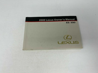 2000 Lexus ES200 ES 200 Owners Manual with Case OEM