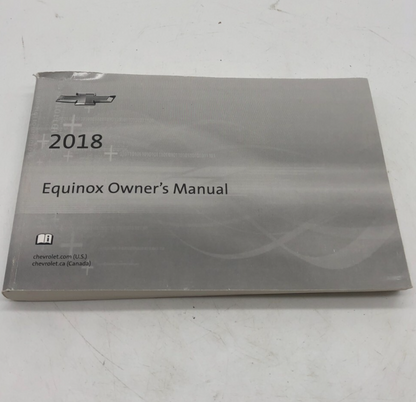 2018 Chevrolet Equinox Owners Manual OEM A01B41006