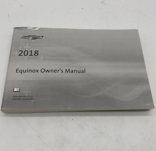 2018 Chevrolet Equinox Owners Manual OEM A01B41006