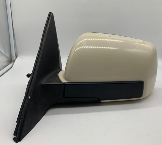 2010-2013 Kia Soul Driver Side View Manual Door Mirror White OEM A03B15001