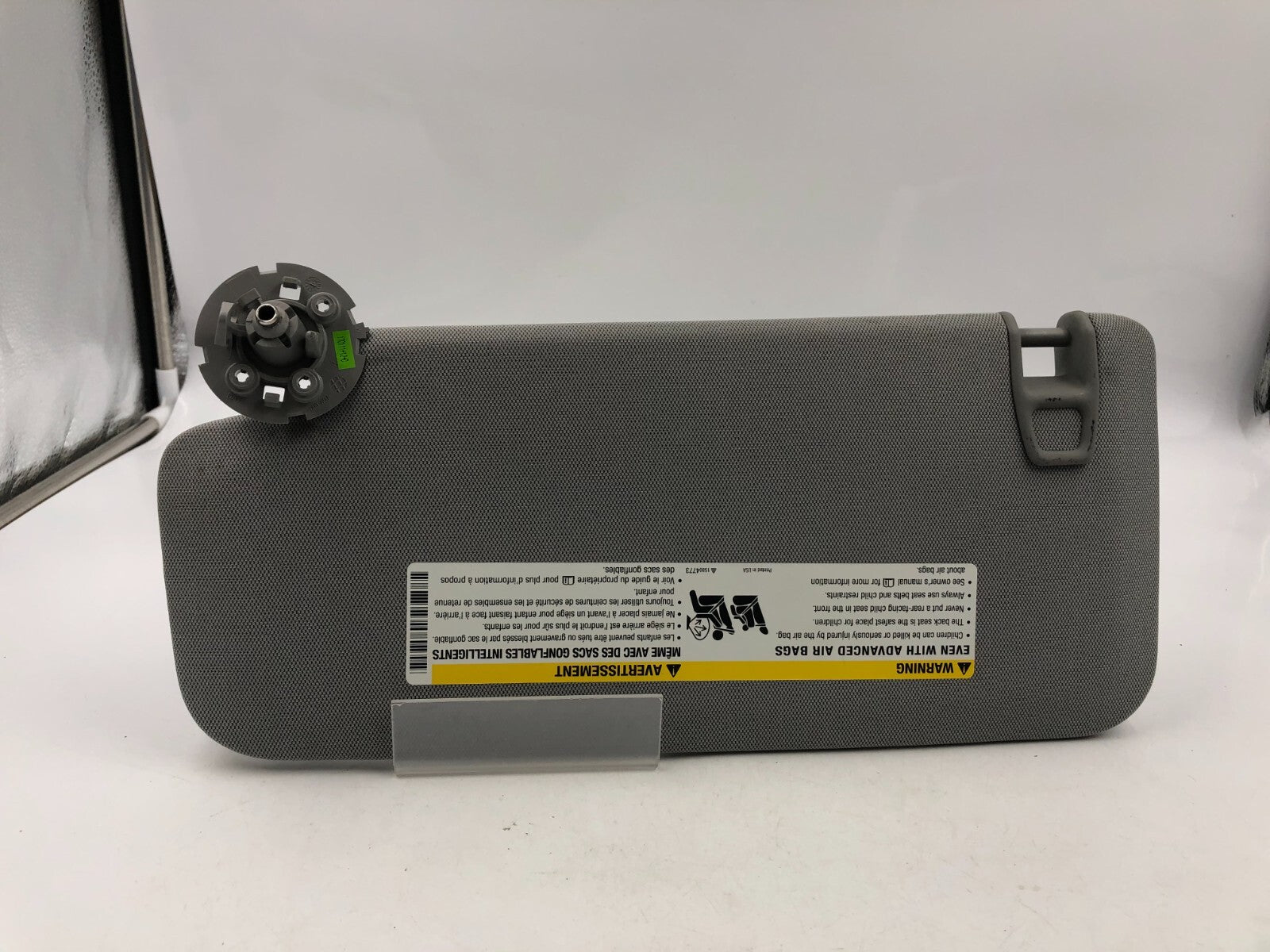 2017-2022 Chevrolet Trax Passenger Sun Visor Gray Illuminated OEM D03B30084