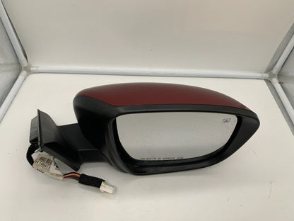 2017-2020 Nissan Rogue Passenger Side View Power Door Mirror Red OEM A03B42001