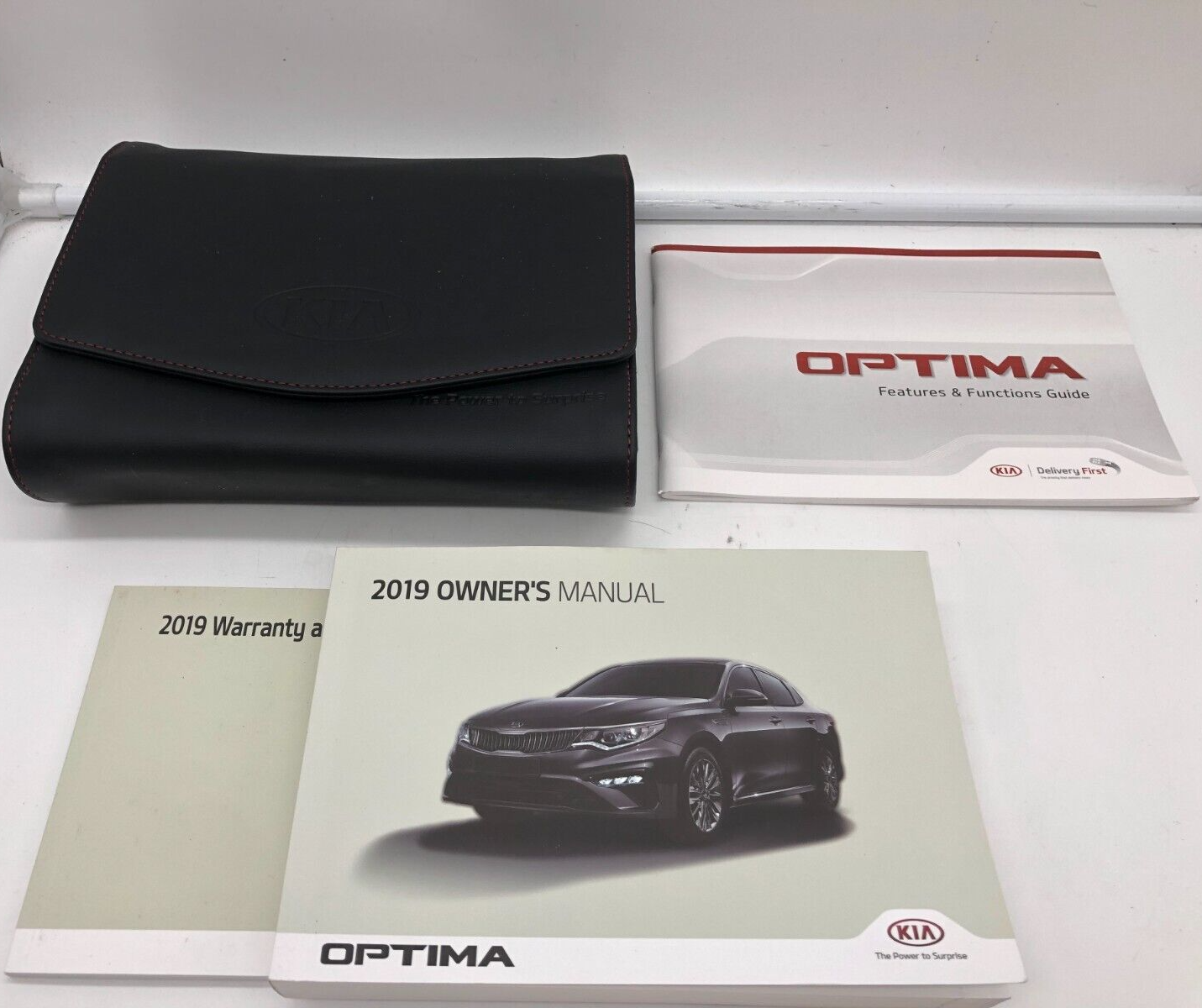 2019 Kia Optima Owners Manual Set with Case OEM A02B29004
