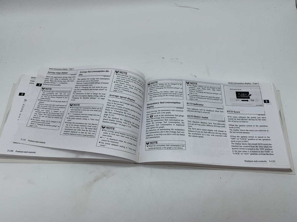 2015 Mitsubishi Outlander Owners Manual OEM D03B28010