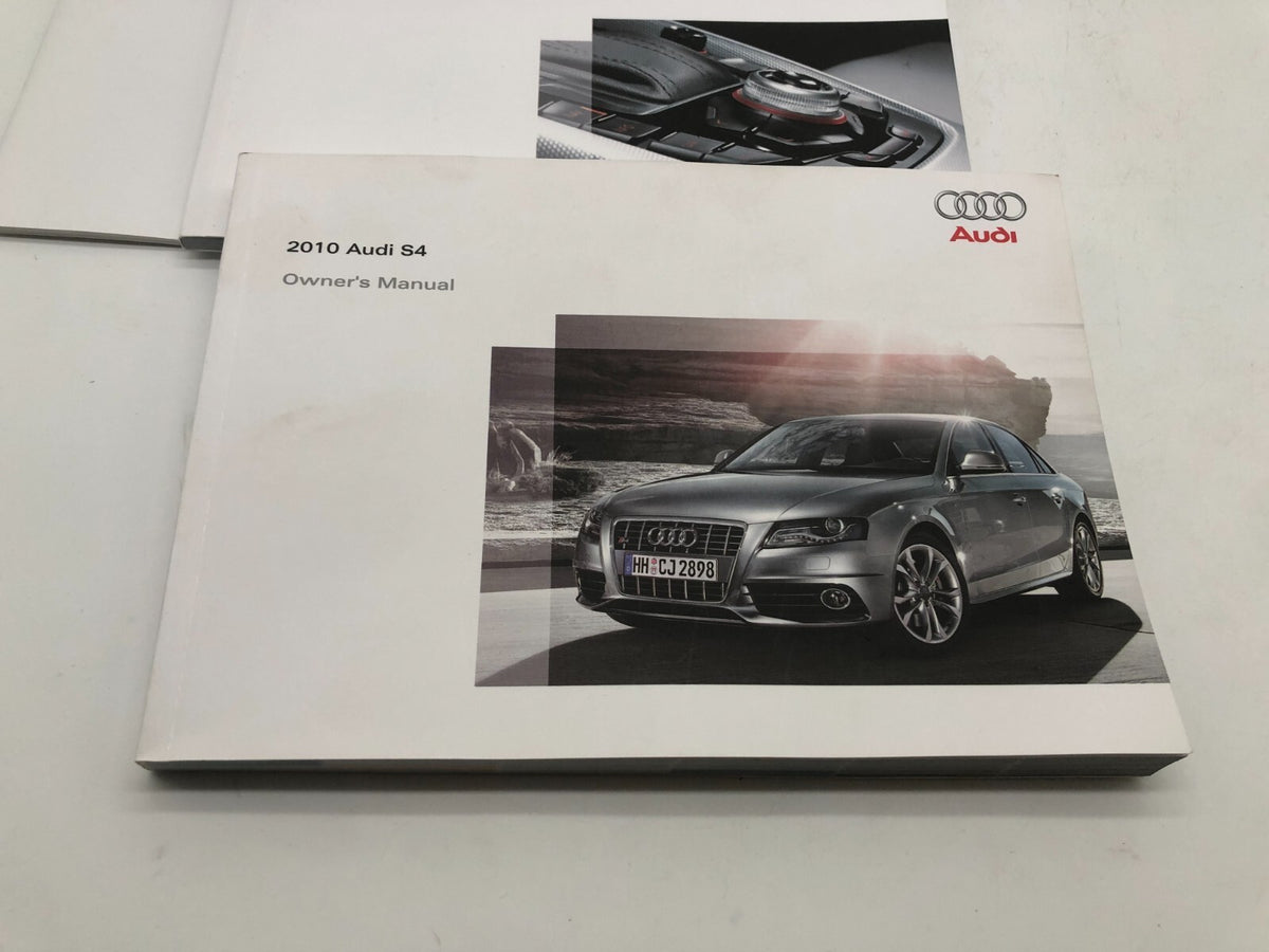 2010 Audi A4 Owners Manual Set with Case OEM R01B22015