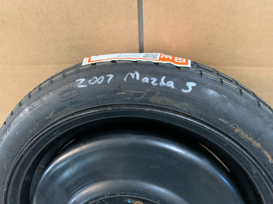 2004-2009 Mazda 3 Mazda3 15" Spare Tire Compact Donut T115/70D15