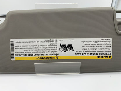 2011-2016 Chevrolet Cruze Passenger Sun Visor Gray OEM A04B31008