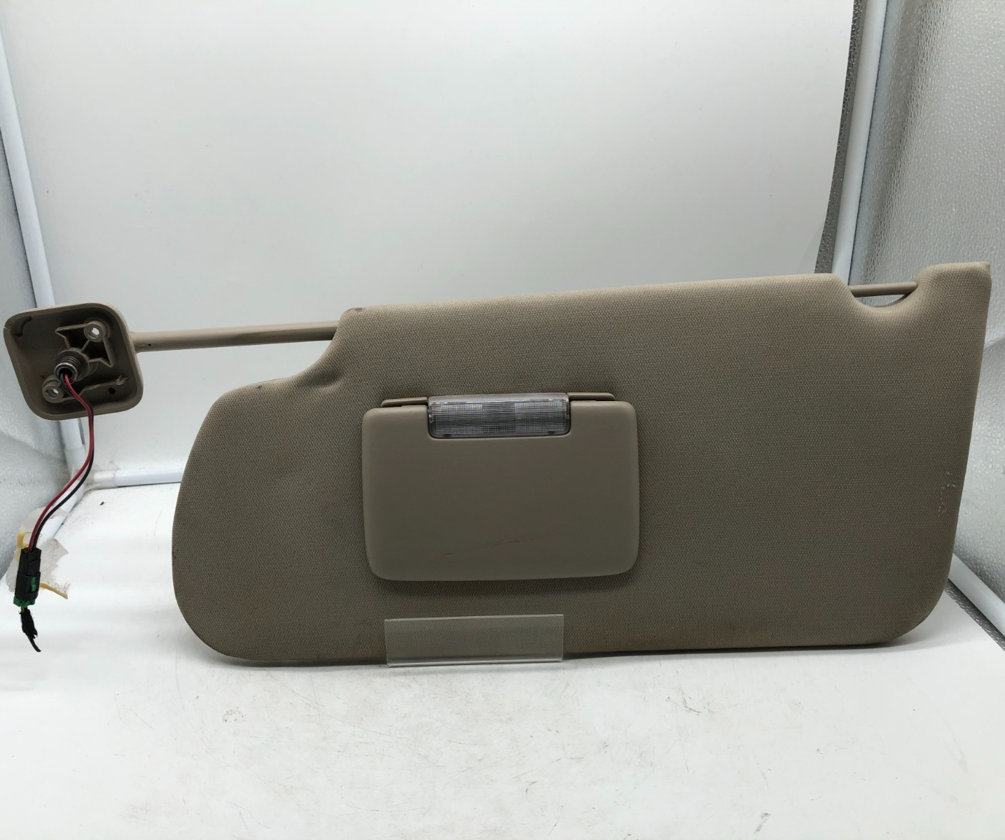 2009 Ford Flex Driver Sun Visor Gray Illuminated OEM C02B44002