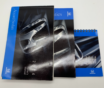 2004 Honda Accord Owners Manual Set OEM B04B13007