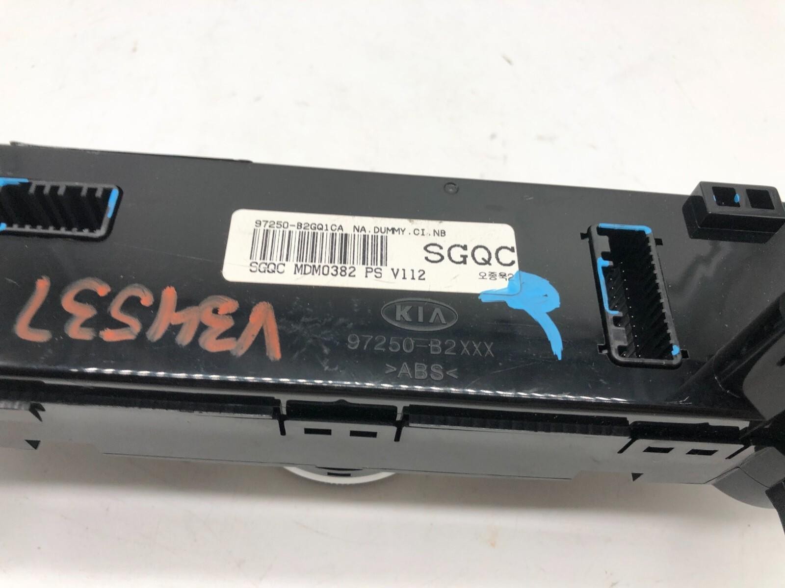 2017-2019 Kia Soul AC Heater Climate Control Unit OEM D02B01055