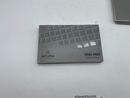 2009 Acura MDX Owners Manual Set OEM D02B20017