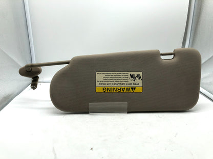2005-2007 Kia Sorento Passenger Sun Visor Tan Illuminated OEM D03B08002