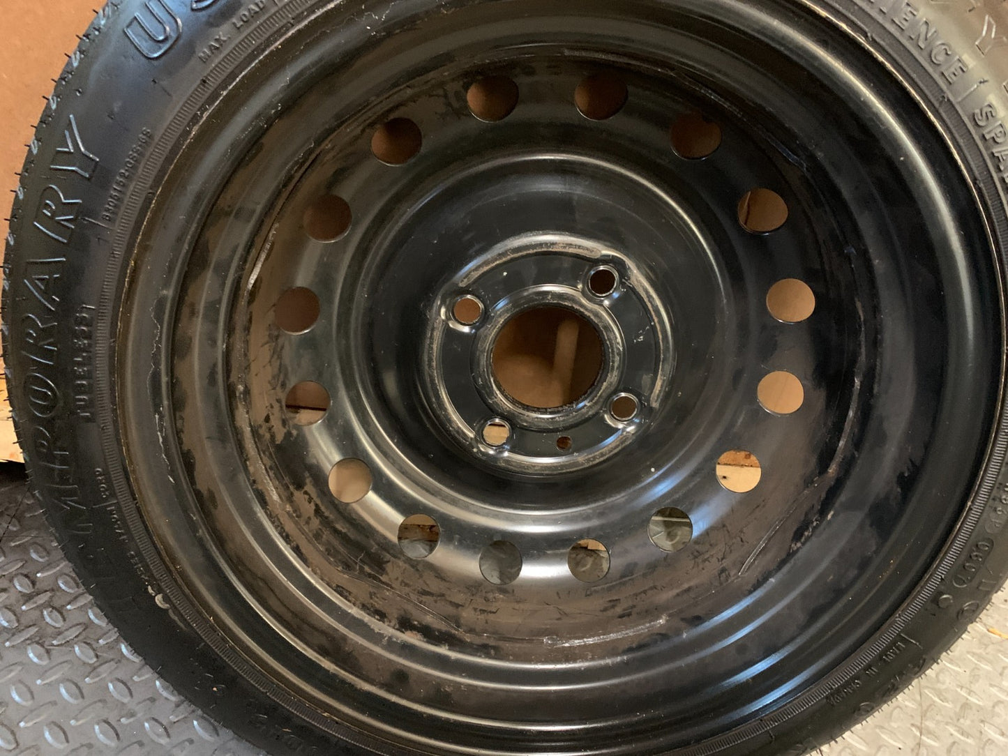 2007-2012 Nissan Versa 15" Spare Tire Wheel Compact Donut T125/70D15