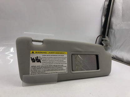 2009-2012 Audi A4 Passenger Sun Visor Sunvisor Gray Illuminated OEM D02B06049