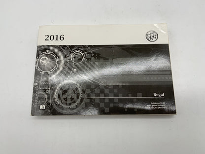 2016 Buick Regal Owners Manual Set with Case OEM B04B20010