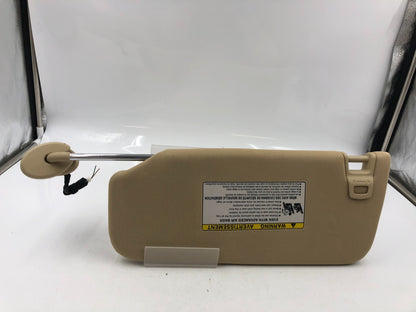 2013-2016 Toyota Avalon Passenger Sunvisor Sun Visor Beige Illuminated D03B21003