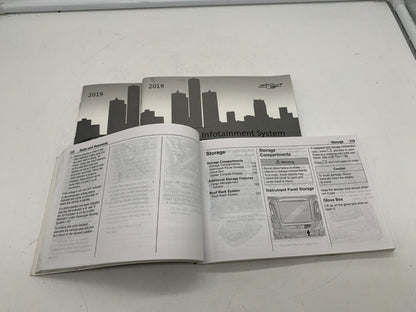 2019 Chevy Traverse Owners Manual Set OEM A01B13003