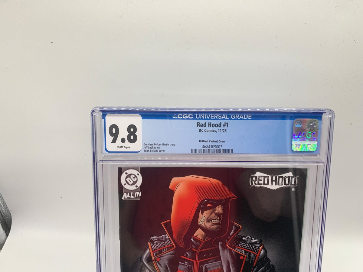 Red Hood #1 Bolland Variant Controversial Cancelled CGC 9.8 DC Comics 2025