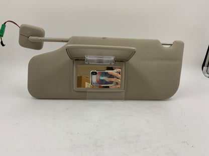 2010-2011 Ford Taurus Driver Sun Visor Gray Illuminated OEM E01B67009