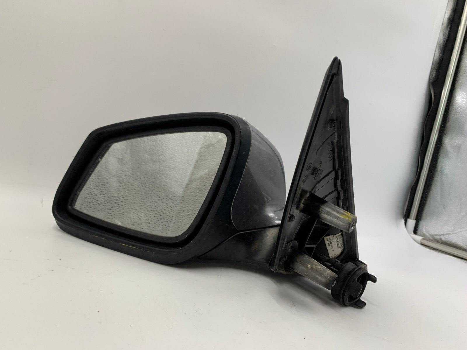 2011-2012 BMW 740i Driver Side View Power Door Mirror Gray OEM E03B40036