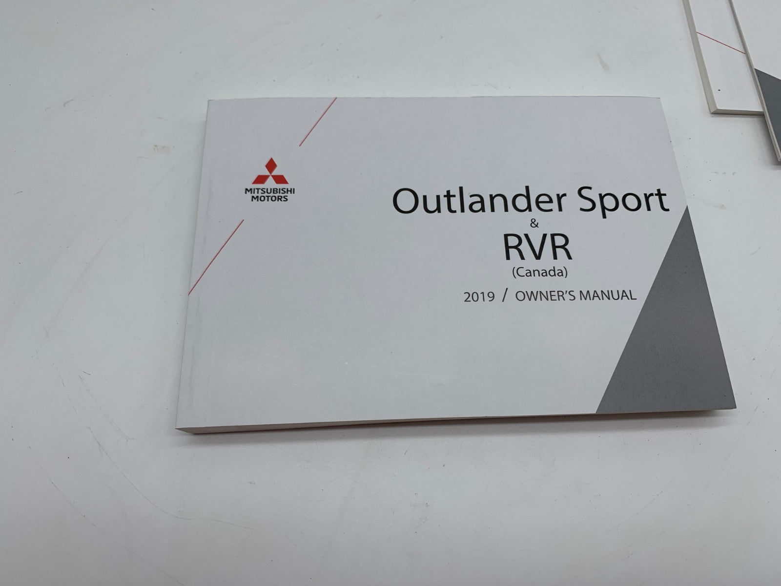 2019 Mitsubishi Outlander Sport & RVR Owners Manual Set OEM B01B23007