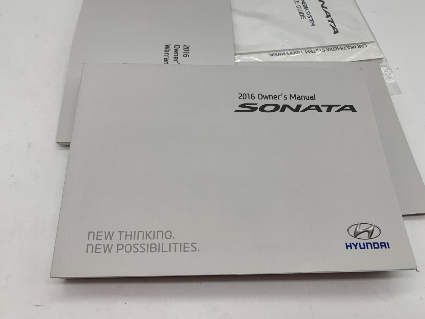 2016 Hyundai Sonata Owners Manual Set with Case OEM