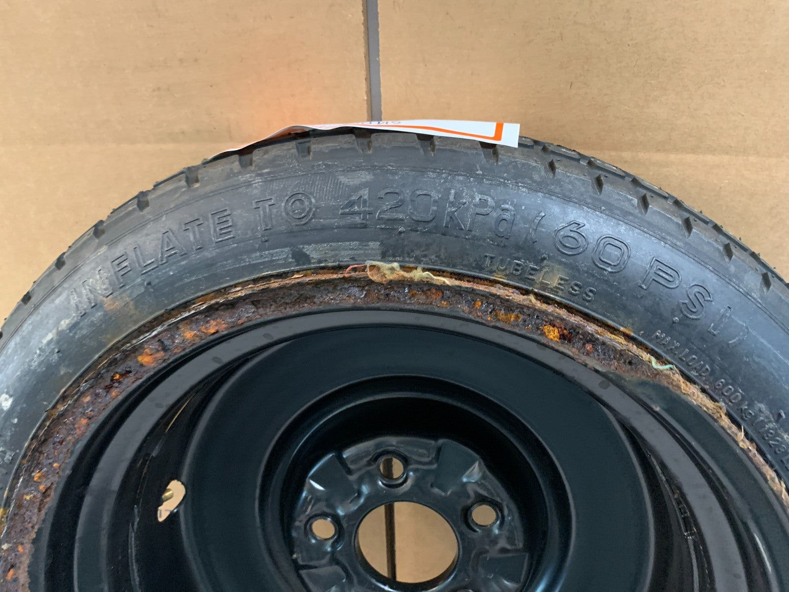 2004-2009 Mazda 3 Mazda3 15" Spare Tire Compact Donut T115/70D15
