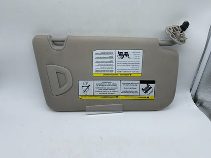 2014-2017 Nissan Rogue Passenger Sun Visor Gray Illuminated OEM D03B67006