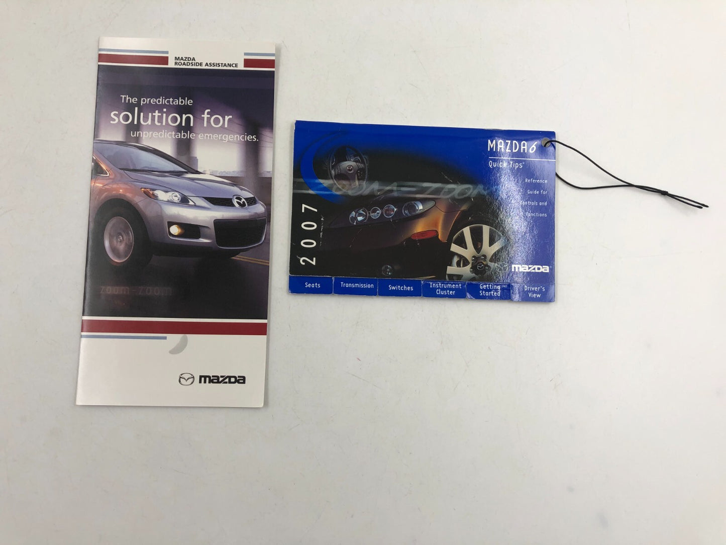 2007 Mazda 6 Owners Manual with Case OEM E02B70009