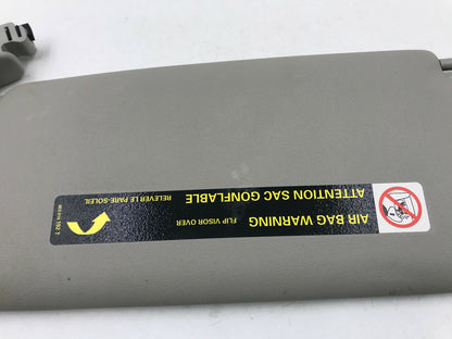 2002-2008 Audi A4 Sedan Passenger Sun Visor Gray Illuminated OEM B01B17062